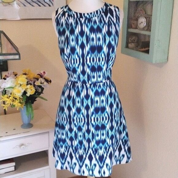 AB Studio Ikat Inspired Dress - Picture 1 of 9